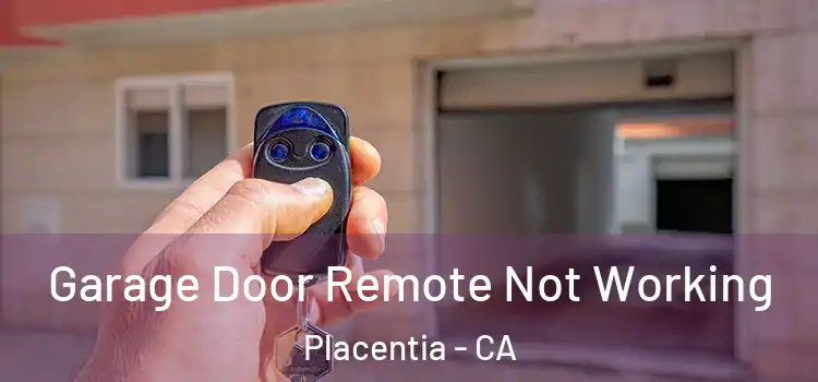  Garage Door Remote Not Working Placentia - CA